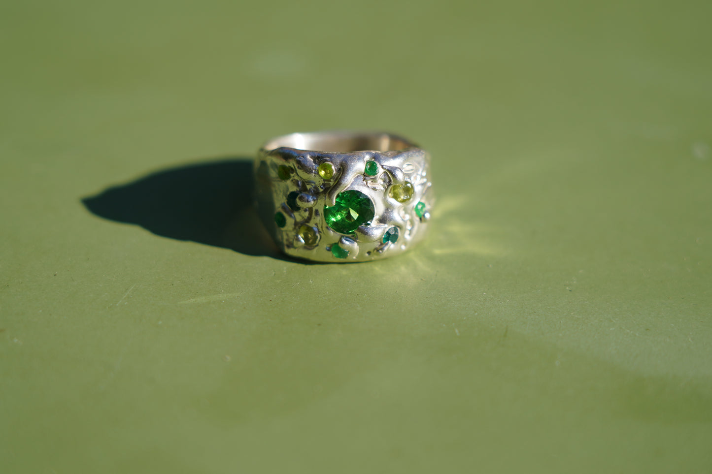 Hectic Galaxy Ring - Green