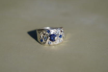 Hectic Galaxy Ring - Blue